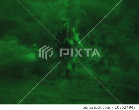 Night vision, military mission and a soldier pov in the forest for surveillance or tactical ambush. War, army and a person in the woods in the evening on a scouting assignment to search for intel Night vision, military mission and a soldier pov in the forest for surveillance or tactical ambush. War, army and a person in the woods in the evening on a scouting assignment to search for intel 108524942