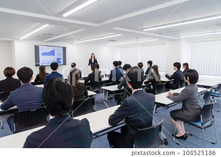 student taking a seminar student taking a seminar 108525186