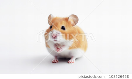 hamster on white background hamster on white background 108526438