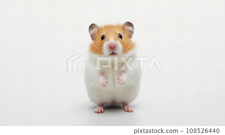 hamster on white background hamster on white background 108526440