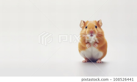 hamster on white background hamster on white background 108526441