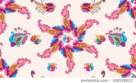Diwali paisley  pattern 4 108526822