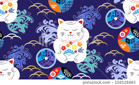 Maneki-neko pattern 16 108526865
