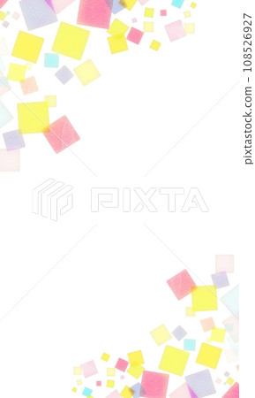 Colorful square frame background material Colorful square frame background material 108526927