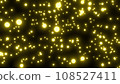 Yellow shining ball background material light up 3DCG 108527411