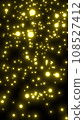 Yellow shining ball background material light up 3DCG 108527412