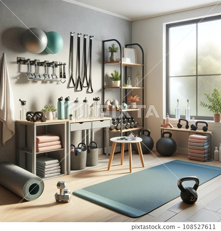 home fitness routine - Stock Illustration [108527611] - PIXTA