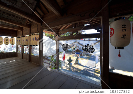 Banshu Ako Hiyoshi Shrine Autumn festival morning worship hall Banshu Ako Hiyoshi Shrine Autumn festival morning worship hall 108527822