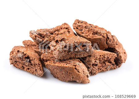 Cantucci with chocolate pieces Cantucci with chocolate pieces 108529669