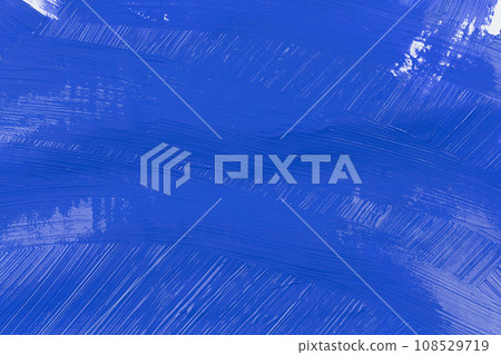 Blue color stroke of the paint brush Blue color stroke of the paint brush 108529719