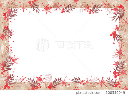 Christmas snowflake frame (frame) 2 108530049