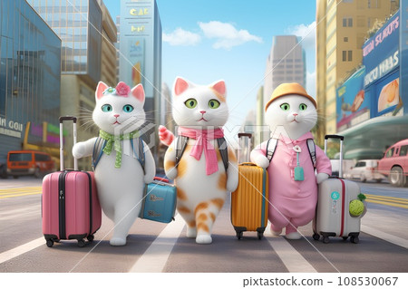 Auntie cat who came to the big city 108530067