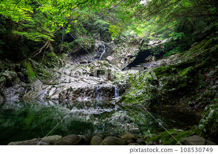 This is a beautiful scenery of Hallasan Valley in Jeju Island, a famous tourist destination in Korea. 108530749