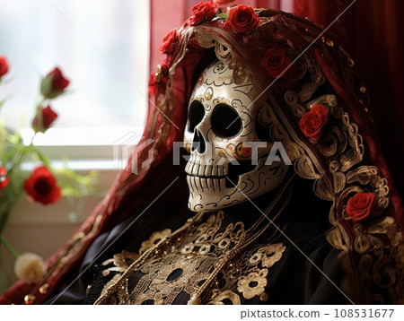 Santa Muerte is the deity of death. The day of the Dead AI Santa Muerte is the deity of death. The day of the Dead AI 108531677