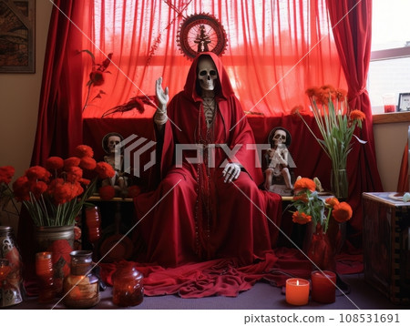 Santa Muerte is the deity of death. The day of the Dead AI Santa Muerte is the deity of death. The day of the Dead AI 108531691