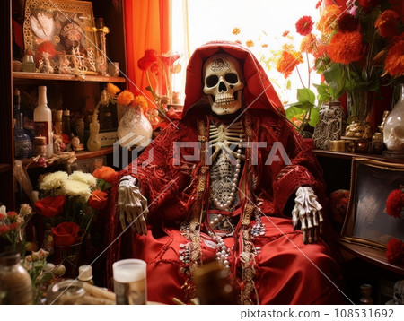 Santa Muerte is the deity of death. The day of the Dead AI Santa Muerte is the deity of death. The day of the Dead AI 108531692
