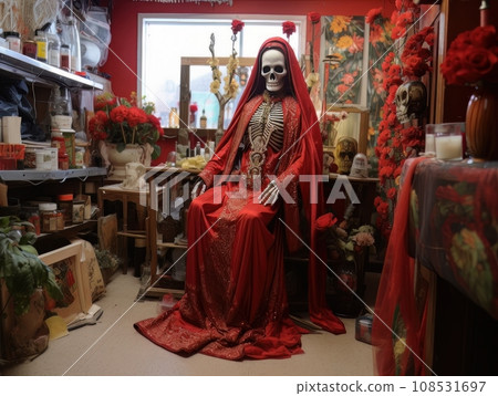 Santa Muerte is the deity of death. The day of the Dead AI Santa Muerte is the deity of death. The day of the Dead AI 108531697