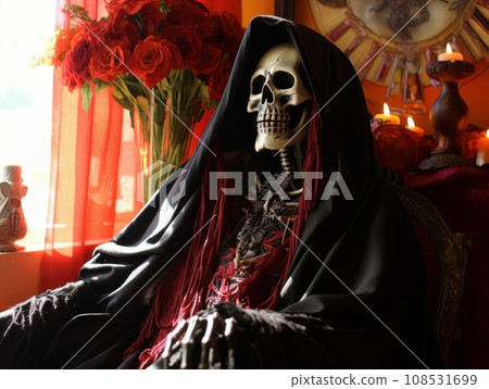 Santa Muerte is the deity of death. The day of the Dead AI Santa Muerte is the deity of death. The day of the Dead AI 108531699