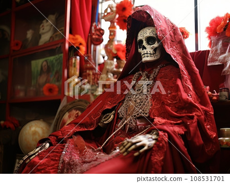 Santa Muerte is the deity of death. The day of the Dead AI Santa Muerte is the deity of death. The day of the Dead AI 108531701
