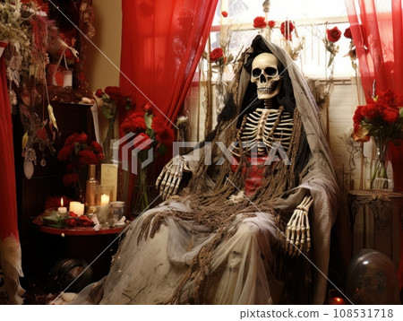 Santa Muerte is the deity of death. The day of the Dead AI Santa Muerte is the deity of death. The day of the Dead AI 108531718