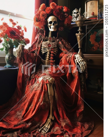 Santa Muerte is the deity of death. The day of the Dead AI Santa Muerte is the deity of death. The day of the Dead AI 108531725