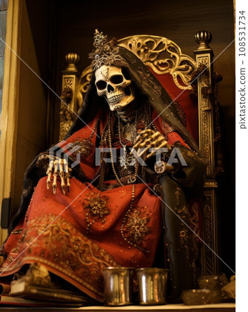 Santa Muerte is the deity of death. The day of the Dead AI Santa Muerte is the deity of death. The day of the Dead AI 108531734