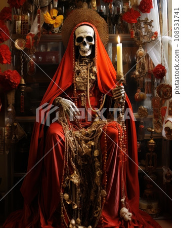 Santa Muerte is the deity of death. The day of the Dead AI Santa Muerte is the deity of death. The day of the Dead AI 108531741