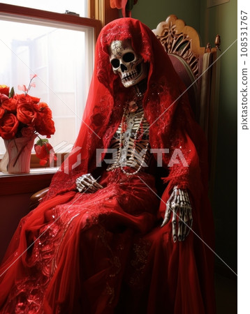 Santa Muerte is the deity of death. The day of the Dead AI Santa Muerte is the deity of death. The day of the Dead AI 108531767