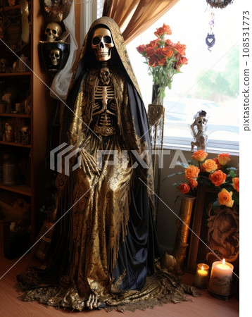 Santa Muerte is the deity of death. The day of the Dead AI Santa Muerte is the deity of death. The day of the Dead AI 108531773