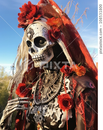 Santa Muerte is the deity of death. The day of the Dead AI Santa Muerte is the deity of death. The day of the Dead AI 108531800