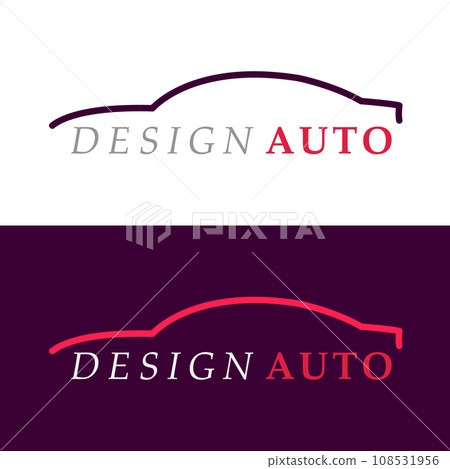 Car silhouette logo. 108531956