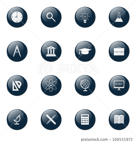 Education Icon Set. Education Icon Set. 108531972