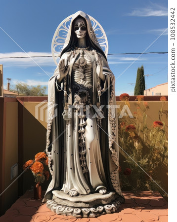 Santa Muerte is the deity of death. The day of the Dead AI Santa Muerte is the deity of death. The day of the Dead AI 108532442