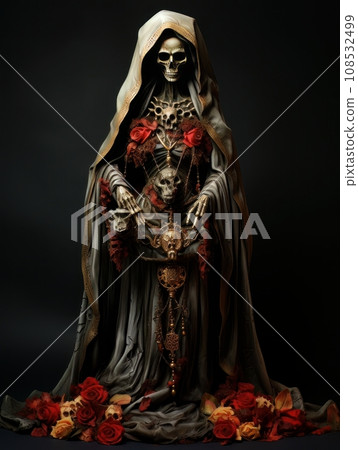 Santa Muerte is the deity of death. The day of the Dead AI Santa Muerte is the deity of death. The day of the Dead AI 108532499