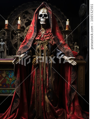 Santa Muerte is the deity of death. The day of the Dead AI Santa Muerte is the deity of death. The day of the Dead AI 108532501