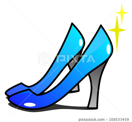 New and shiny women's shoes with high heel silhouettes 108533439