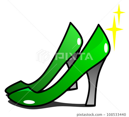 新款閃亮女鞋，高跟輪廓 108533440