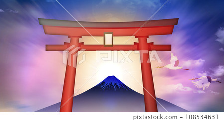 與鳥居的風景 108534631