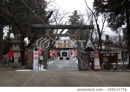 冬季的上田城址公園：真田神社（長野縣上田市） 108535756