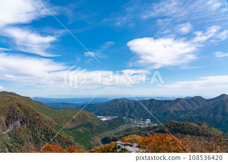 [栃木縣]從日光明智平看到的紅葉（10月） 108536420