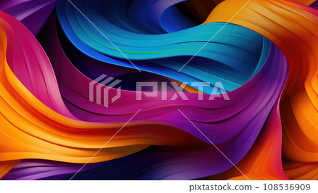 Background with liquid colored swirls and dye blends that flows from top to bottom. Fluid art acrylic texture with colorful waves, mixing paint effect. Background with liquid colored swirls and dye blends that flows from top to bottom. Fluid art acrylic texture with colorful waves, mixing paint effect. 108536909