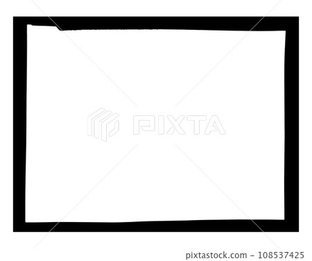 墨水畫框手繪 108537425