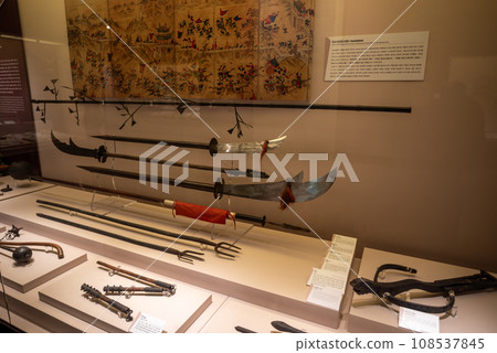 The War Memorial of Korea, history military museum exhibition in Seoul, South Korea on November 5, 2023 108537845