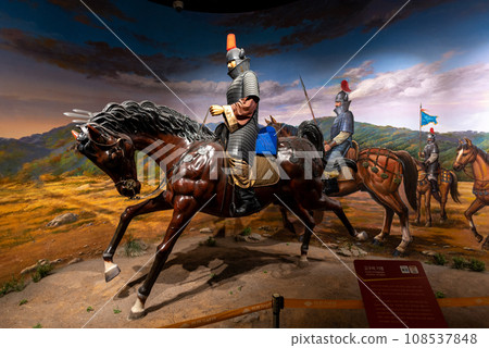 The War Memorial of Korea, history military museum exhibition in Seoul, South Korea on November 5, 2023 108537848