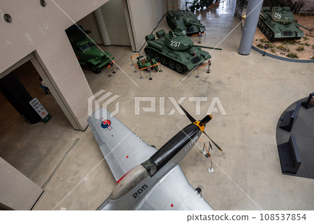 The War Memorial of Korea, history military museum exhibition in Seoul, South Korea on November 5, 2023 108537854
