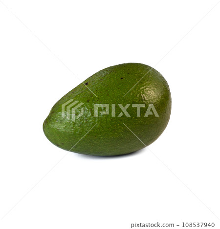 Avocado isolated on white background. 108537940