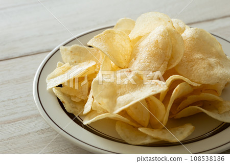 薯片休閒食品照片素材 108538186