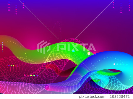 Christmas festival abstract background fiber signal tube electricity spiral telecoms technology futuristic vector illustration 108538471