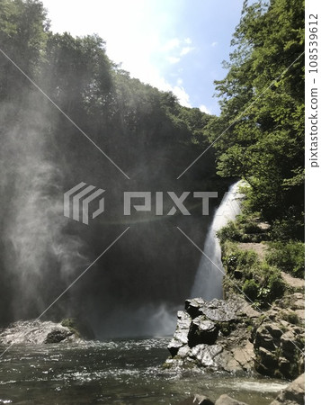 Akiu Otaki on a sunny day in midsummer 108539612