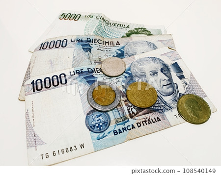 old italian lira old italian lira 108540149